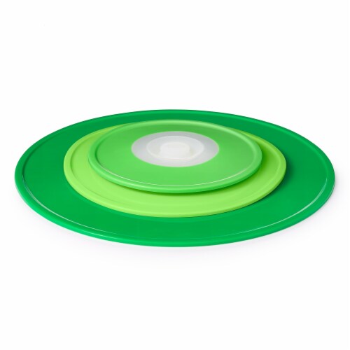 OXO Reusable Lid Set - Green Perspective: front