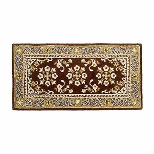 Minuteman H-28 44 x 22 in. Coffee Oriental Rectangular Rug Perspective: front