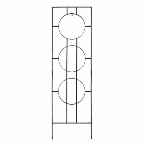 Achla FT-58 Samsara Trellis Garden Decor, Black Perspective: front