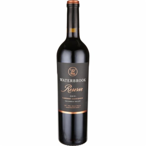 Waterbrook Reserve Cabernet Sauvignon Washington Red Wine Perspective: front