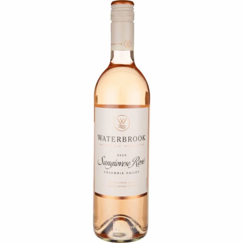Waterbrook Sangiovese Washington Rose Wine Perspective: front
