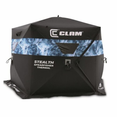 CLAM 10947 Stealth Spearfisher Thermal 9 Foot Pop Up Ice Fishing