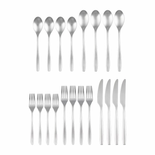 Cambridge Silversmiths Averie Flatware Set - Satin Perspective: front