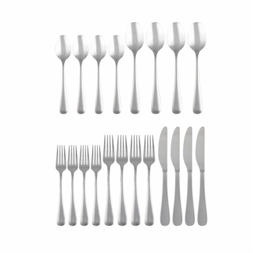 Cambridge Silversmiths Rhiannon Flatware Set - Satin Perspective: front