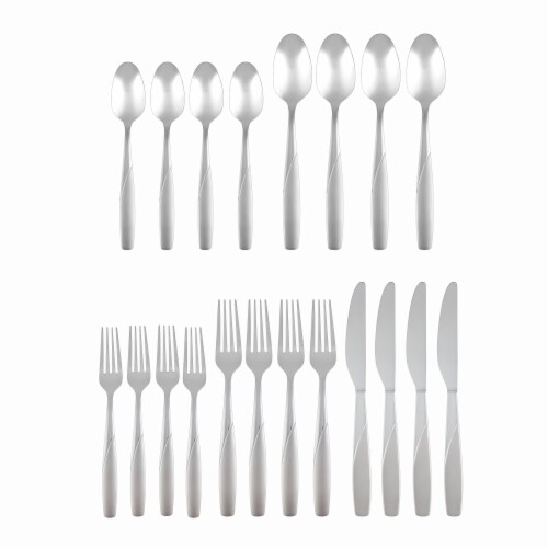 Cambridge Silversmiths Southview Sand Flatware Set Perspective: front
