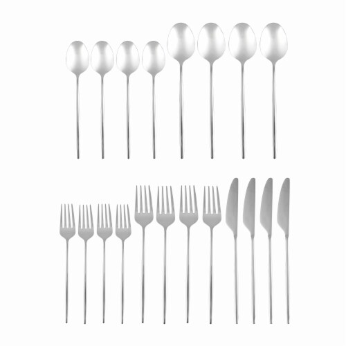 Cambridge Silversmiths Gaze Flatware Set - Mirror Perspective: front
