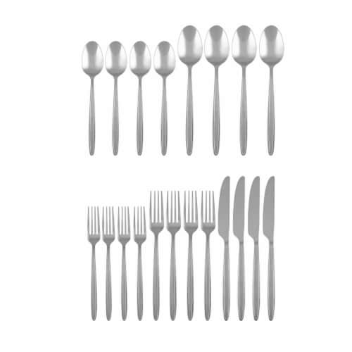 Cambridge Silversmiths Albina Flatware Set - Sand Perspective: front