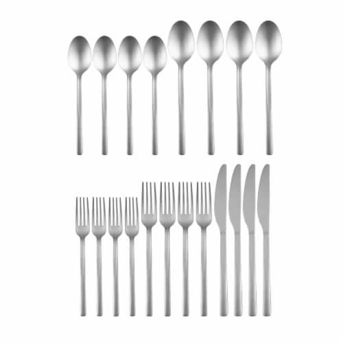 Cambridge Silversmiths Scout Flatware Set - Sand Perspective: front