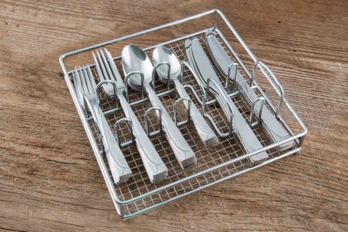 Cambridge Silversmiths Mena Sand Flatware Set Perspective: front