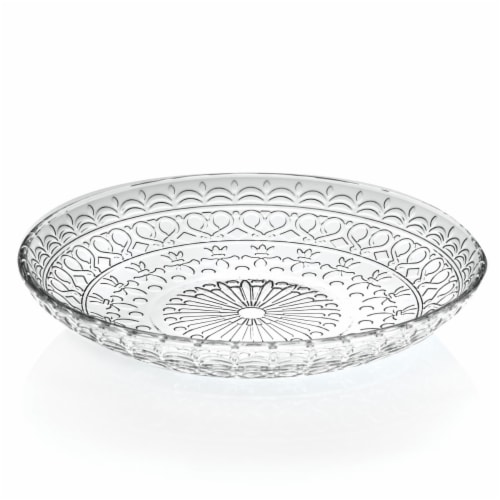 Lorren Home Trends 260490 7 in. 4 Piece Medici Fruit & Salad Plates Perspective: front