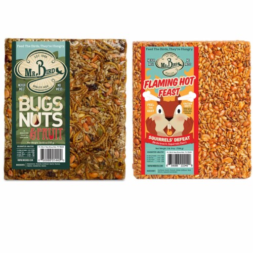 Home & Garden Large Cake Combo Set/2. Seed No Mess Never Melt 440*240 Set/2 Perspective: front