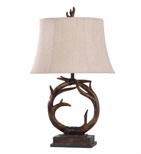 StyleCraft Dalton Table Lamp - Brown Perspective: front