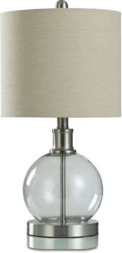 Stylecraft Glass Table Lamp Perspective: front