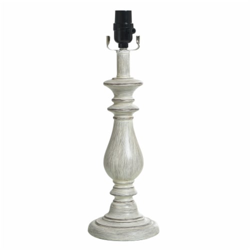 Stylecraft Greyson Poly Table Lamp - Grey Perspective: front