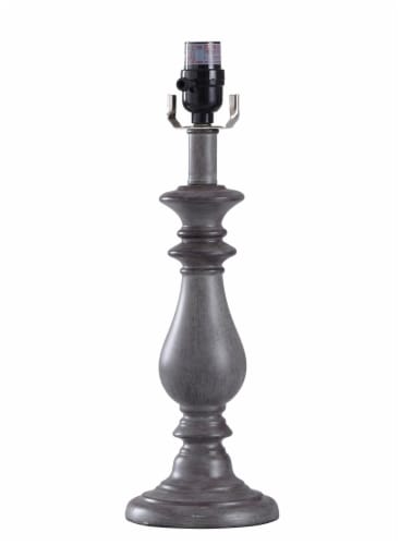 Stylecraft Distressed Table Lamp - Gray Perspective: front