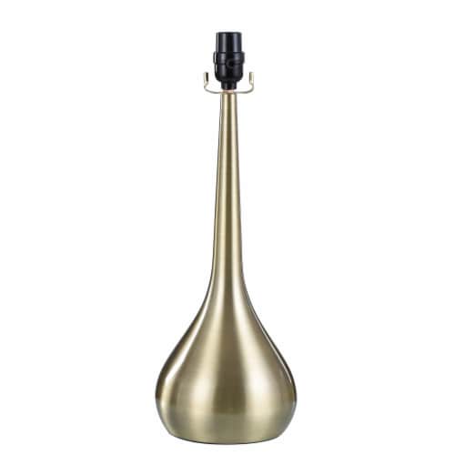 Stylecraft Brushed Brass Table Lamp Perspective: front