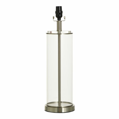 Stylecraft Glass and Soft Brass Table Lamp Perspective: front