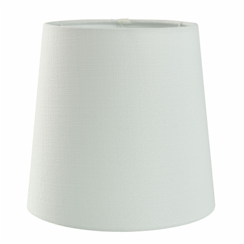 Stylecraft Round Hardback Shade - White Perspective: front