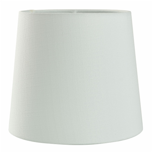 Stylecraft Round Hardback Shade - White Perspective: front