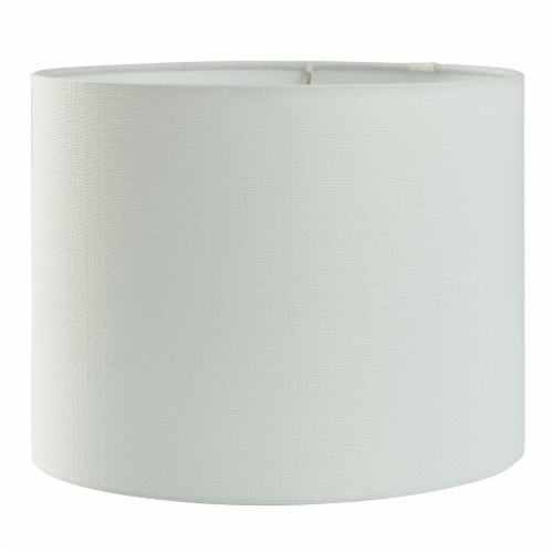Stylecraft Round Hardback Shade - White Perspective: front