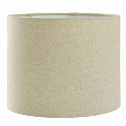 Stylecraft Round Hardback Lamp Shade - Tan Perspective: front
