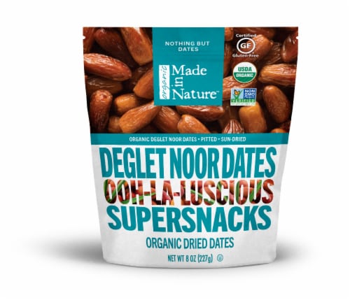 Made in Nature™ Organic Dried Deglet Noor Dates Supersnacks Perspective: front
