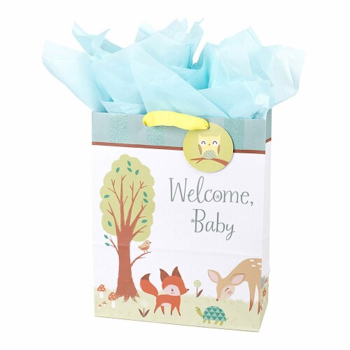 Ralphs Hallmark Extra Large New Baby Gift Bag With Tissue Paper