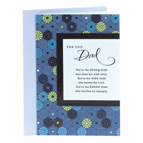 Hallmark Mahogany Strong Wise Honest Dad Birthday Card Perspective: front