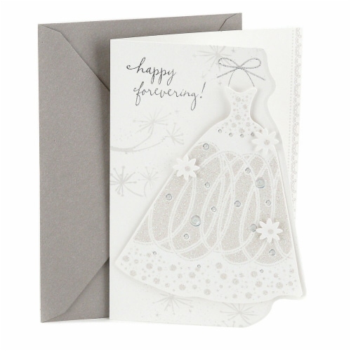 Hallmark  Wedding Shower Card - Dress Perspective: front