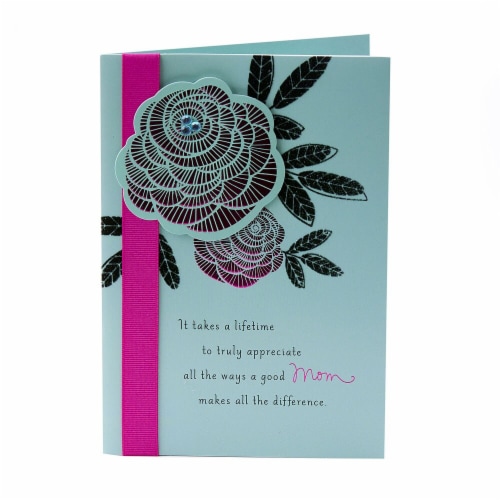 Hallmark Thank You Mom Birthday Card Perspective: front