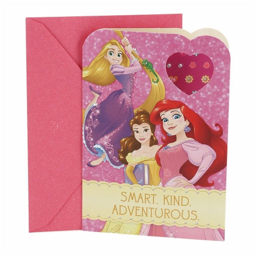 Hallmark  Birthday Card for Kids - Disney Princess Perspective: front