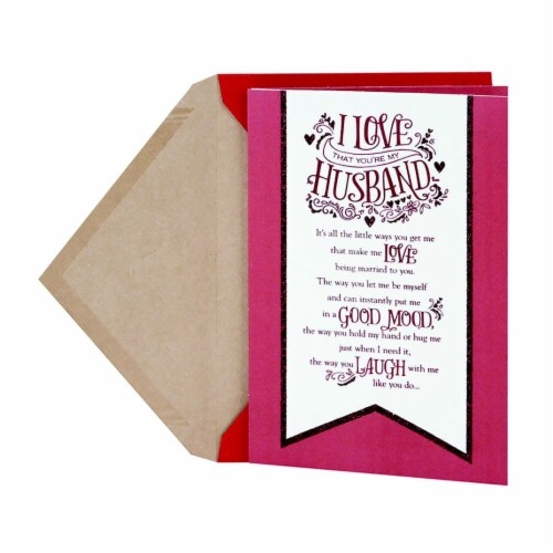 Valentine's Day Card #43: Hallmark Valentine's Day Card for Husband (Little Things) Perspective: front