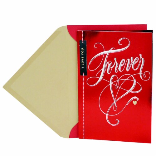 Valentine's Day Card #27: Hallmark Valentine's Day Card for Significant Other (Forever Lettering) Perspective: front
