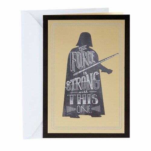 Graduation Card #40: Hallmark Star Wars Darth Vader Perspective: front