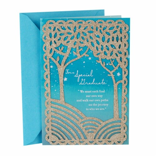 Graduation Card #38: Hallmark Believe in Yourself as You Challenge the Future Perspective: front