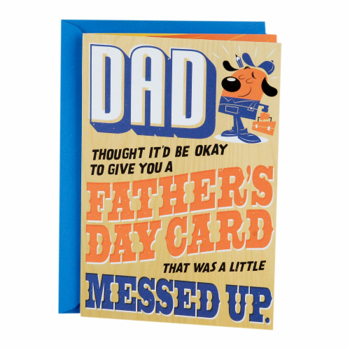 Father's Day Card #53: Hallmark Funny Handyman Fix It Perspective: front