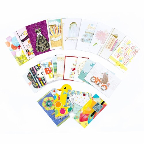 Hallmark All Ocassion Assorted Card Set w/ Handmade Box Perspective: front