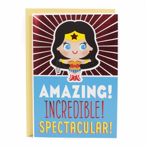 Hallmark  Birthday Card - Wonder Woman Perspective: front