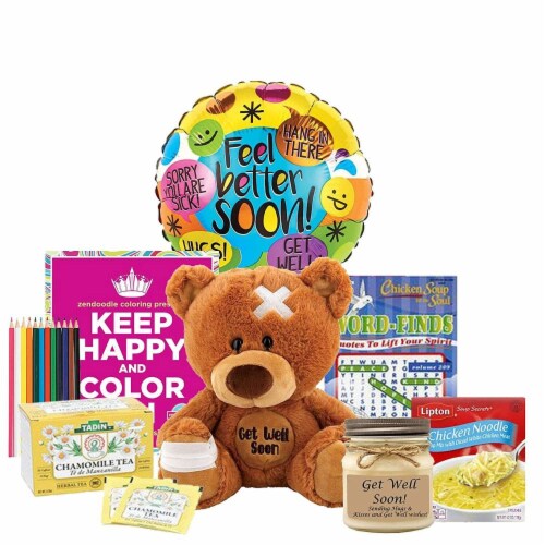  Get Well Soon Gift Basket for Women, Care Package for