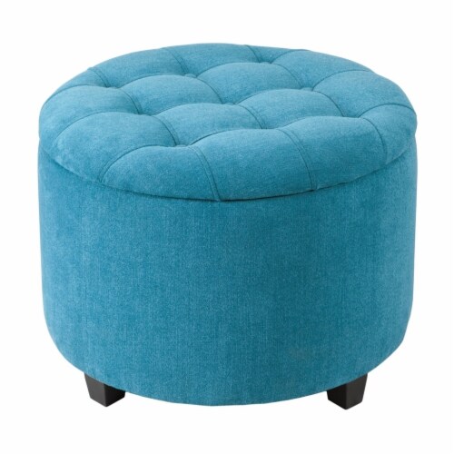 Round shoe storage ottoman best sale