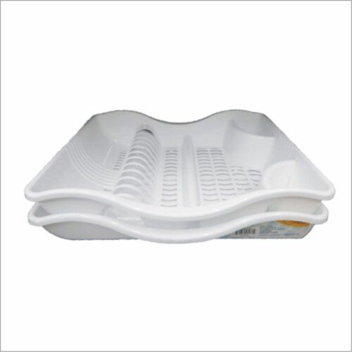 Kitcheniva Dish Drying Rack 2-Tier White, 1 Pcs - Kroger