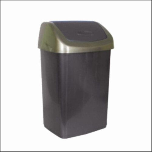 Star Dist 1227 6.6 gal Swing Top Trash Can Perspective: front