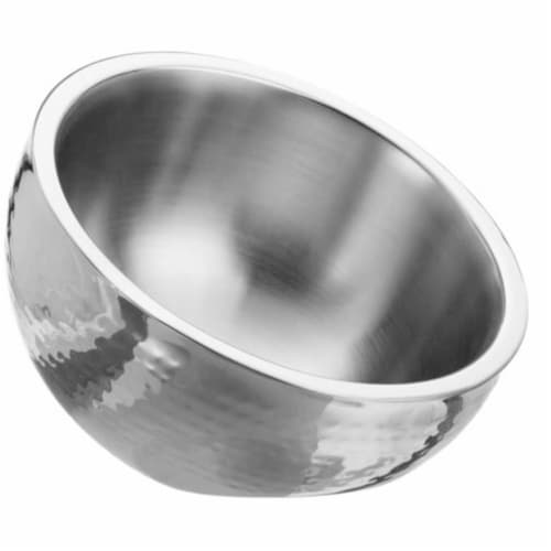 Star Distributors 82277 Stainless Steel Dual Angle Double Wall Bowl Perspective: front