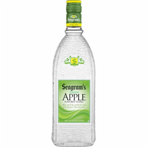 Seagram's Green Apple Vodka Perspective: front