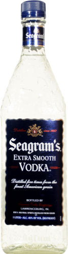 Seagram's Extra Smooth Vodka Perspective: front