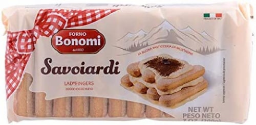 Bonomi Organic Savoiardi Ladyfingers Cookies Perspective: front