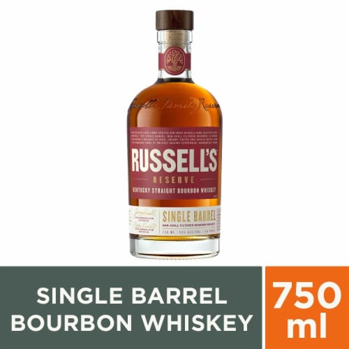 Russell's Reserve Single Barrel Kentucky Straight Bourbon Whiskey, 750 ...