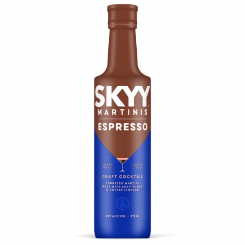 SKYY Vodka Espresso Martini Ready-to-Serve, 375 ml Perspective: front