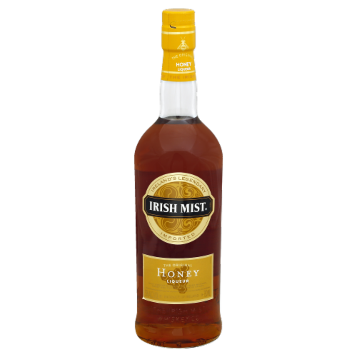 Irish Mist Honey Liqueur Perspective: front
