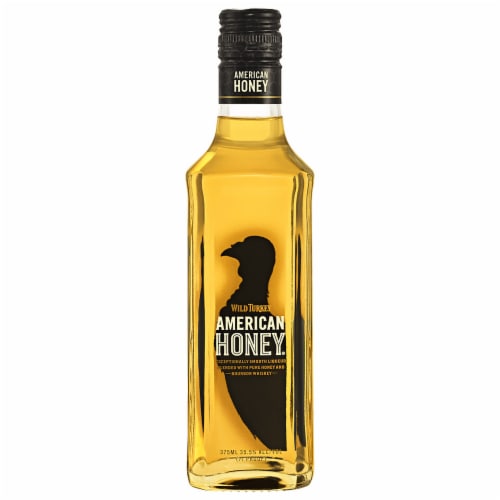 Wild Turkey American Honey Bourbon Whiskey Perspective: front